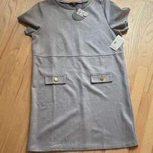 Mittoshop Heather Gray/Blue Dress